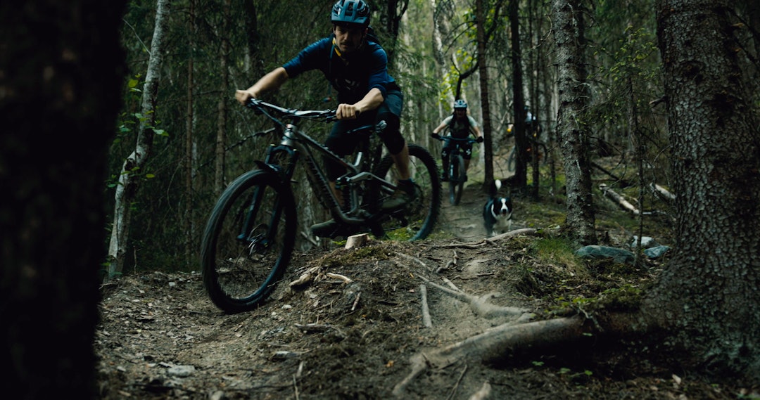 JOLLY GOOD: Britiske Will Gibson har flyttet fra England til Nesbyen. Om han har flyttet hit på grunn av syklingen kan du spørre ham om selv. Du finner ham på en strøken sti, eller Bear House Café sentralt i Nesbyen. Foto: MLand Pictures   JOLLY GOOD: Britiske Will Gibson har flyttet fra England til Nesbyen. Om han har flyttet hit på grunn av syklingen kan du spørre ham om selv. Du finner ham på en strøken sti, eller Bear House Café sentralt i Nesbyen. Foto: MLand Pictures