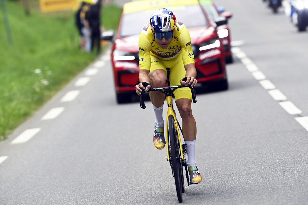 ALLSIDIG: Wout van Aert kan vinne både spurter, kuperte etapper og kjører sterkt i fjellene. I fjor syklet han flere dager i gul trøye og vant tre etapper. Foto: Cor Vos