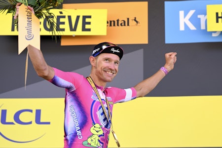 SEIER: Danske Magnus Cort vant tiende etappe. Foto: Cor Vos
