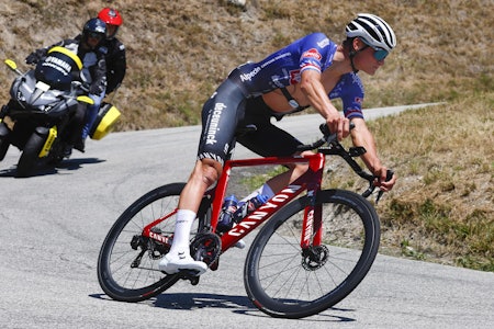 FERDIG: Nederlandske Mathieu Van der Poel har hatt en kjip Tour de France, og har brutt konkurransen. Foto: Cor Vos