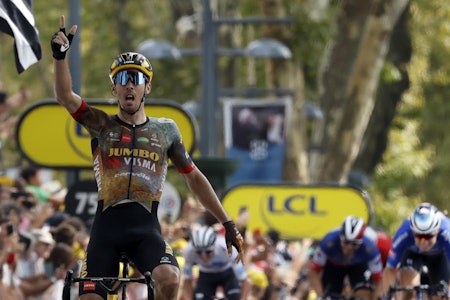 VANT: Christophe Laporte vant den 19. etappen av årets Tour de France. Foto: Cor Vos