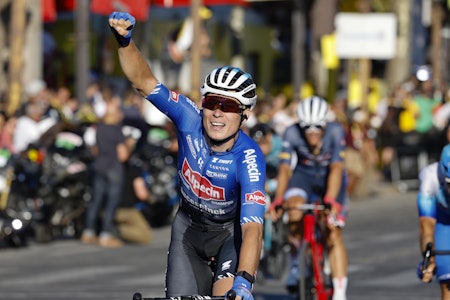 TOK SIN ANDRE: Jasper Philipsen tok sin andre etappeseier i årets Tour de France. Foto: Cor Vos TOK SIN ANDRE: Jasper Philipsen tok sin andre etappeseier i årets Tour de France. Foto: Cor Vos