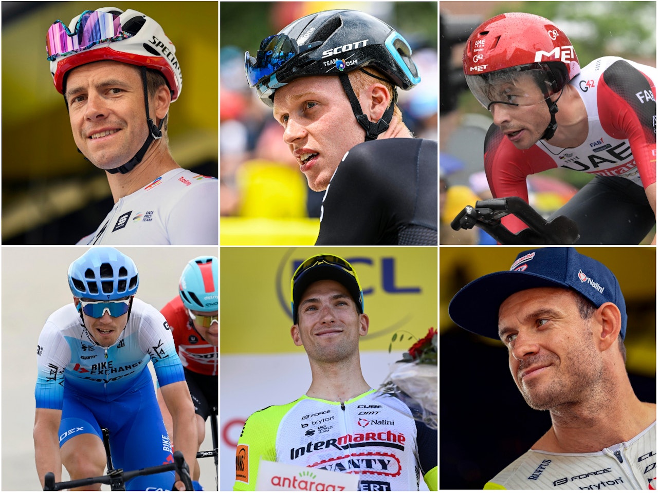 ÅRETS TDF-NORDMENN: Disse seks rytterne skal under lupen etter Tour de France. Foto: Cor Vos