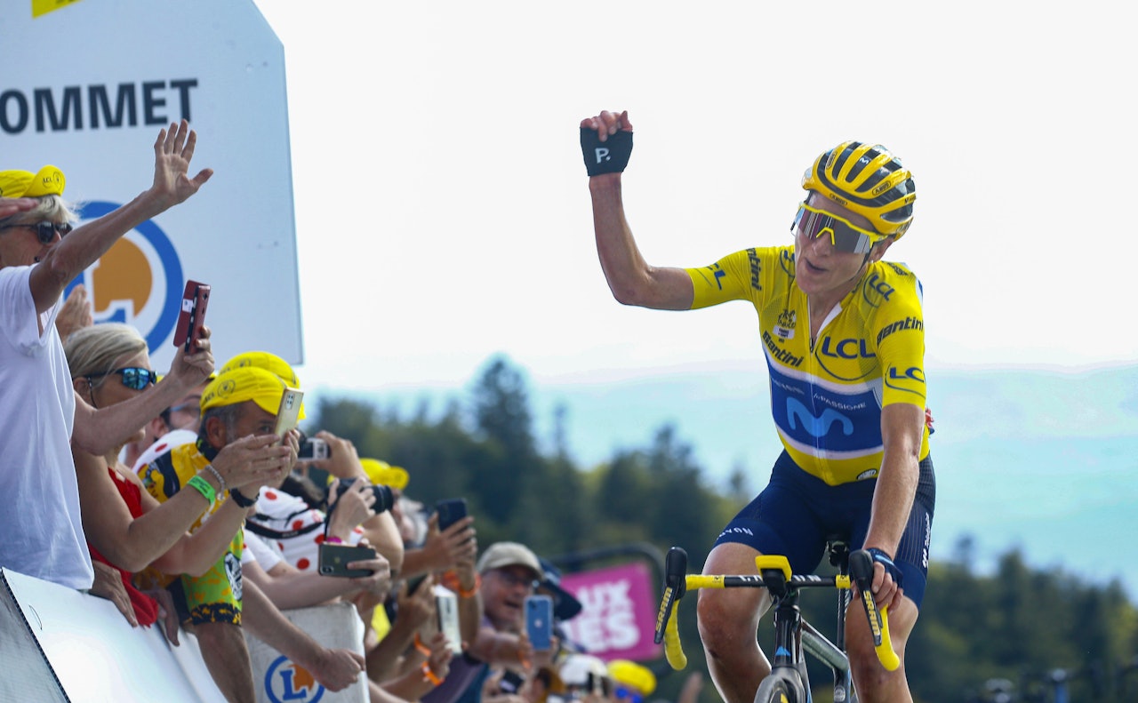 UTILNÆRMELIG: Annemiek van Vleuten jubler over etappe- og sammenlagtseier i den første utgaven av Tour de France Femmes. Foto: Cor Vos