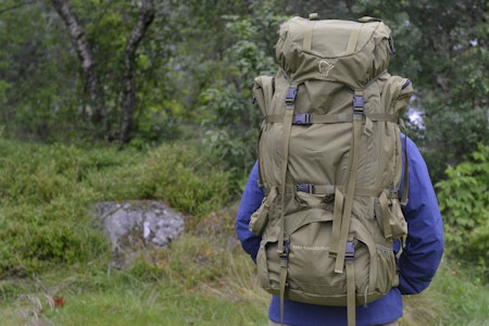 TEST AV STORSEKKER: Norrøna Recon Para Ranger er en stor ryggsekk for lange turer med mye last. Foto: Egill Danielsen norrøna recon para ranger storsekk