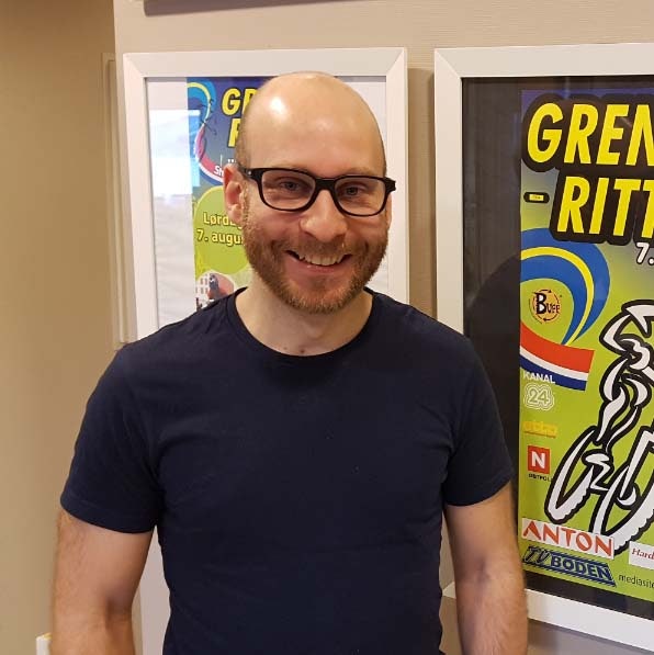 OPTIMIST: Vegard Halvorsen som er daglig leder for Grenserittet ser fram til gjennomføring 20. august, men håper på flere påmeldinger. Foto: Grenserittet. grenserittet daglig leder vegard halvorsen
