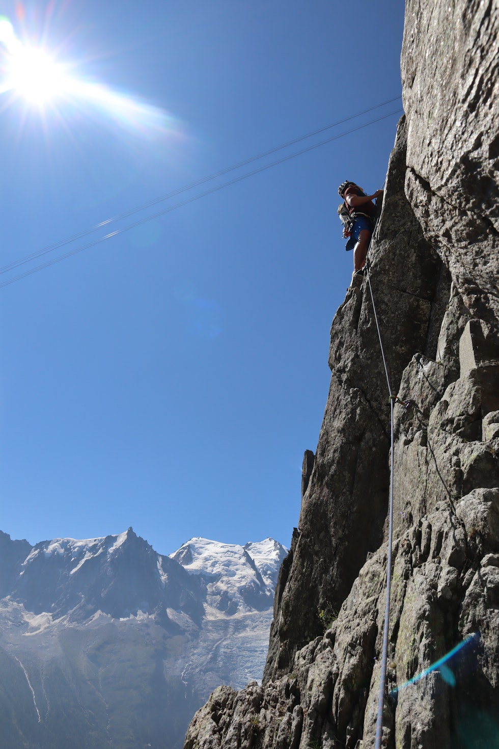 Klatring i Chamonix med Wild Country Mosquito. Foto: Siv-Elin Skogen Klatring i Chamonix med Wild Country Mosquito. Foto: Siv-Elin Skogen