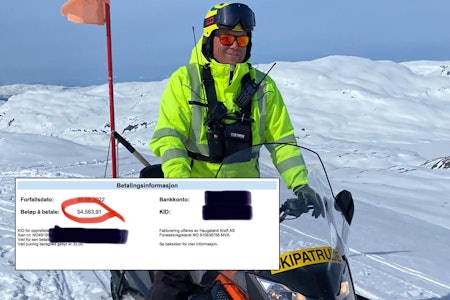 SJOKKREGNING: Oddvar Bratteteig publiserte mandag bilde av denne strømregningen for juli. Foto: Privat Oddvar Bratteteig.