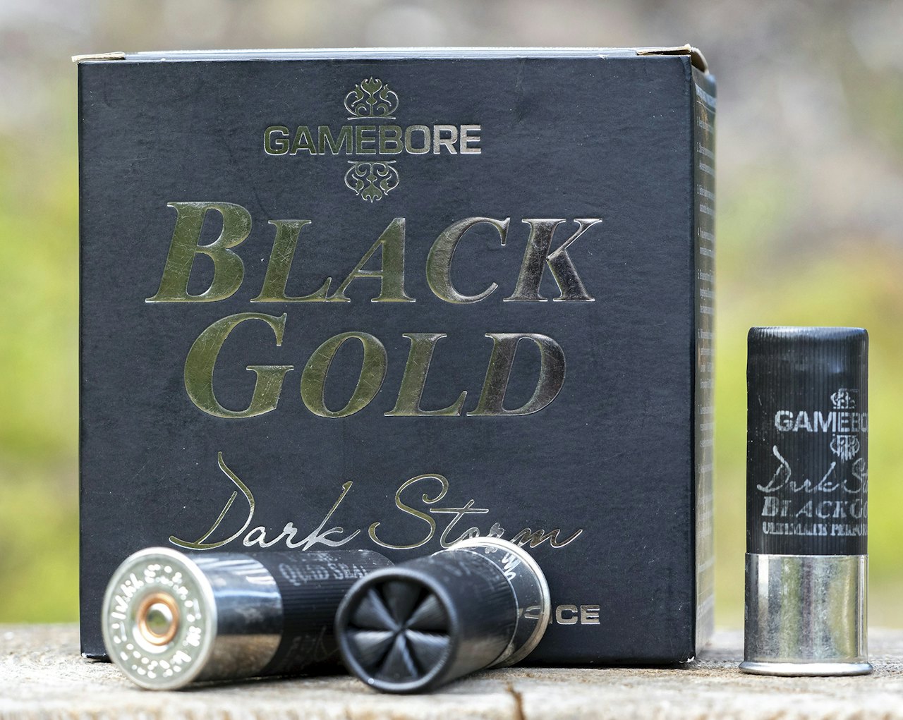 TEST: Gamebore Black Gold Dark Storm Gamebore Black Gold Dark Storm haglepatroner test