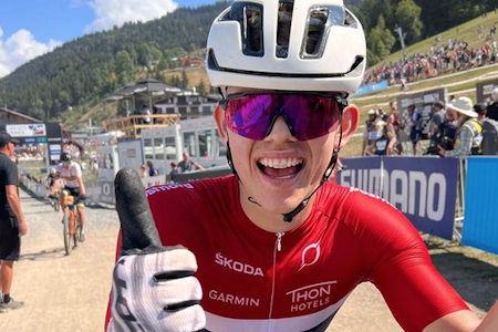 BESTE NORSKE: Ole Sigurd Rekdahl (u23) sikret den beste norske plasseringen under søndagens VM-ritt i Les Gets. Foto: Eddy Storsæter Knudsen BESTE NORSKE: Ole Sigurd Rekdahl (u23) sikret den beste norske plasseringen under søndagens VM-ritt i Les Gets. Foto: Eddy Storsæter Knudsen