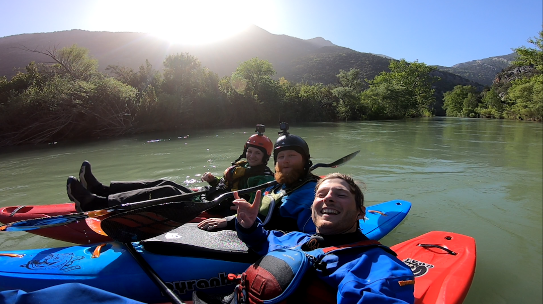 GOD STEMNING: Siden Eirik Hansen – til høyre her – lar seg intervjue vet vi at det heldigvis gikk bra da han var stuck nedi det kjipe juvet i Tyrkia. GOD STEMNING: Siden Eirik Hansen – til høyre her – lar seg intervjue vet vi at det heldigvis gikk bra da han var stuck nedi det kjipe juvet i Tyrkia.