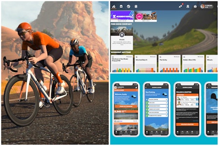 NYTT DESIGN OG NYE FUNKSJONER: Zwift har fått seg en overhaling, både på PC/Mac og etter hvert også på telefon. Foto: Zwift/Skjermdump