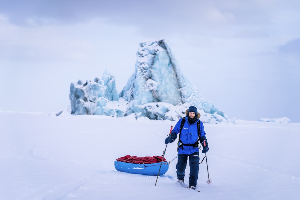 Vincent Colliard on the white planet