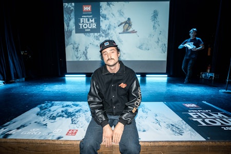 Petter på Film Tour i Volda i 2021. Foto: Simon Sjøkvist