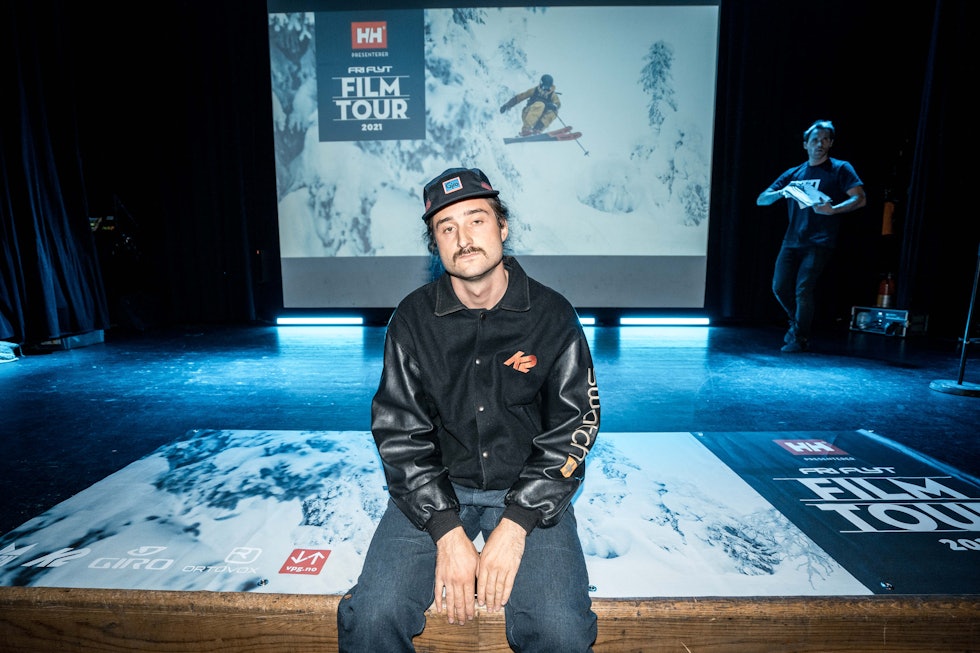 Petter på Film Tour i Volda i 2021. Foto: Simon Sjøkvist Petter på Film Tour i Volda i 2021. Foto: Simon Sjøkvist