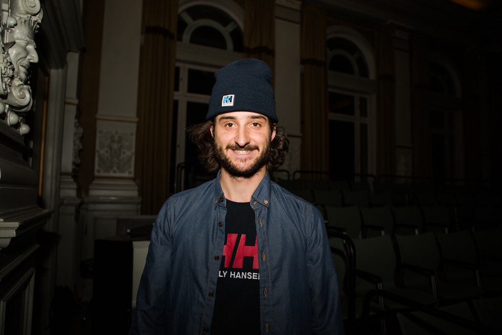 Petter på Film Tour i 2018. Foto: Matias Myklebust Petter på Film Tour i 2018. Foto: Matias Myklebust