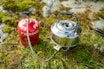 TEST AV GASSBRENNERE: Varm mat eller nykokt kaffe på tur er sjelden eller aldri feil. Brennere kommer i ulike fasonger. Vi har testet en rekke brennere. Foto: Brynjar Tvedt brenner primus kjele