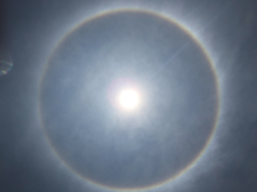 HALO: Et fascinerende, men ikke så sjeldent værfenomen. Foto: Gunhild Soldal HALO: Et fascinerende, men ikke så sjeldent værfenomen. Foto: Gunhild Soldal