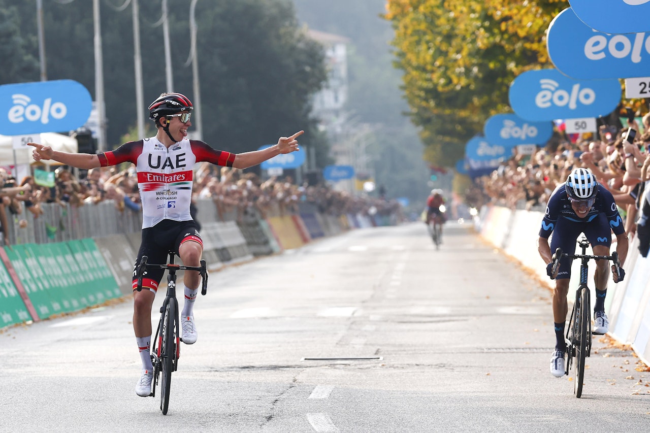 VANT IGJEN: Tadej Pogacar vant for andre år på rad i Il Lombardia. Foto: Cor Vos VANT IGJEN: Tadej Pogacar vant for andre år på rad i Il Lombardia. Foto: Cor Vos