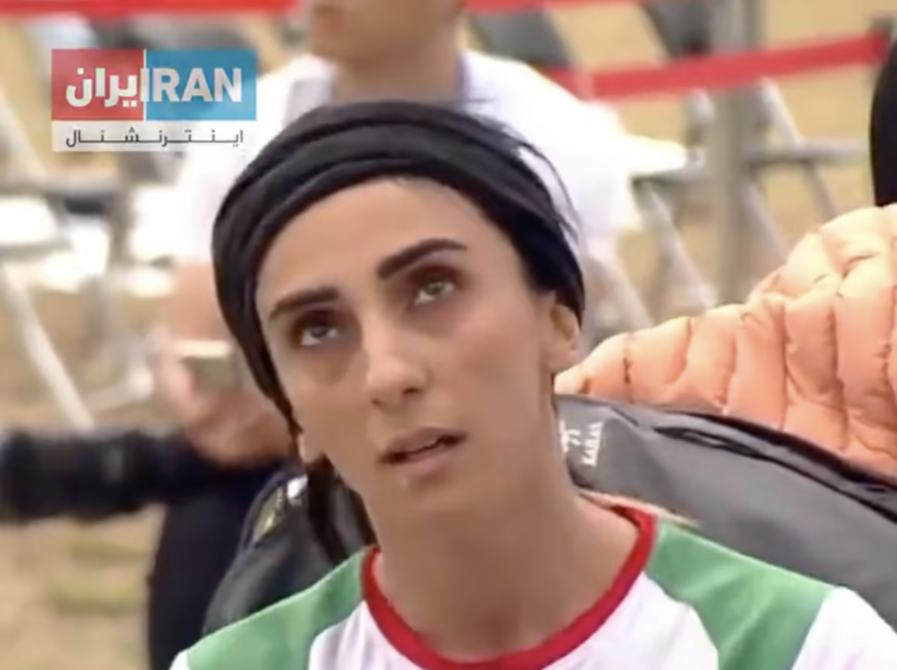 USIKKERT: Elnaz Rekabi under Asia-mesterskapet sist helg. Nå er det usikkert hvor den iranske kvinnen befinner seg. Foto: Det internasjonale klatreforbundet IFSC