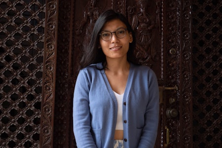 VIL VISE VEI: Tsering Yangji Sherpa håper å få seg jobb på Everest. Foto: Birte Hegelund Runde VIL VISE VEI: Tsering Yangji Sherpa håper å få seg jobb på Everest. Foto: Birte Hegelund Runde