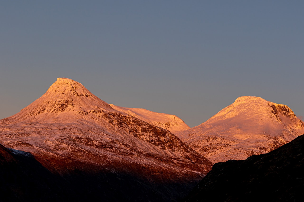 JOTUNHEIMEN: Her med utsikt mot Steindalsnosi. Foto: Simen Berg jotunheimen