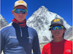 FØR TUR: Frank Løke, Pemba Sherpa foran K2. FØR TUR: Frank Løke, Pemba Sherpa foran K2.