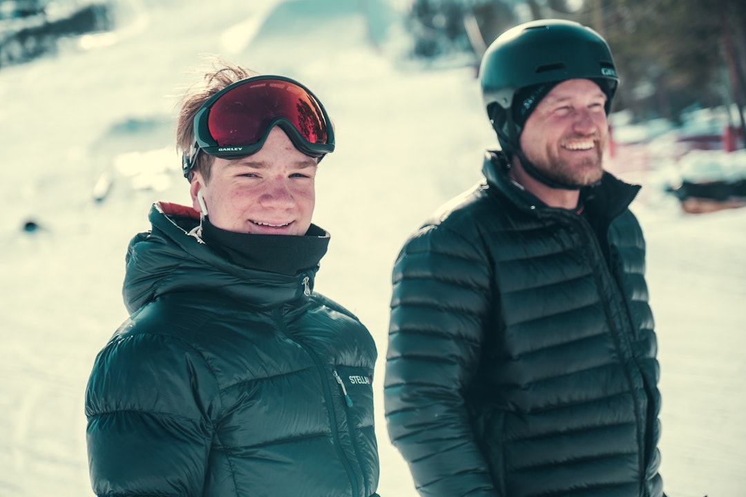VESTLIA: Jibbetalent Ola Gullstein og freeskeelegende Andreas Håtveit får ikke brynt seg på de aller største hoppene på Geilo i år. Foto: Bård Gundersen VESTLIA: Jibbetalent Ola Gullstein og freeskeelegende Andreas Håtveit får ikke brynt seg på de aller største hoppene på Geilo i år. Foto: Bård Gundersen
