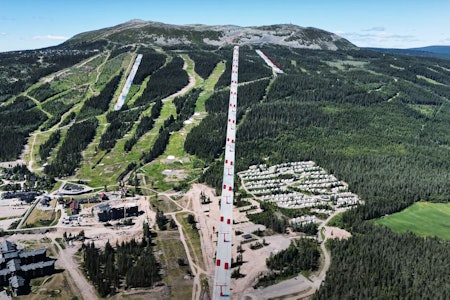 TRE AV FIRE: Den nye hovedheisen i Trysil begynner ved Turistsenteret med endestasjon på Hesten. TRE AV FIRE: Den nye hovedheisen i Trysil begynner ved Turistsenteret med endestasjon på Hesten.