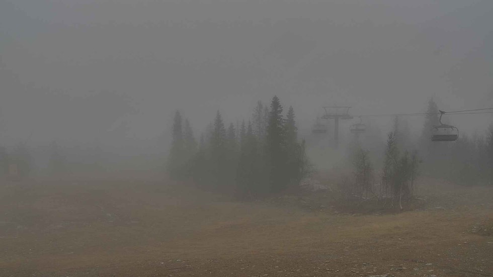MILDT HØSTVÆR: Slik så det ut på webkamera til Kvitfjell den 4. november. Skjermdump: Kvitfjell.no Skjermdump: Kvitfjell.no