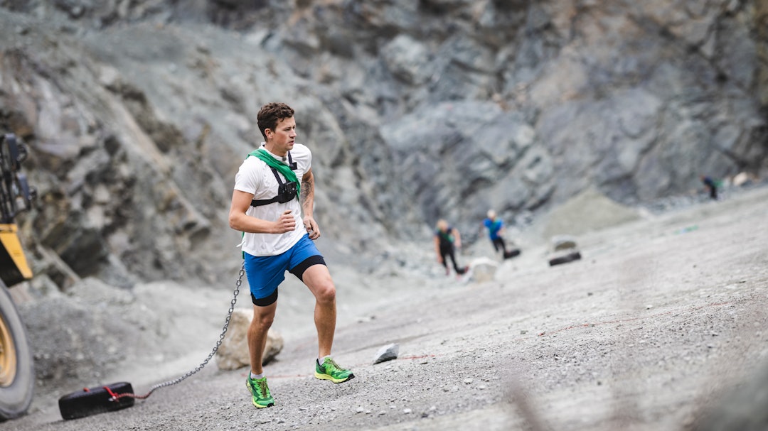 DEKK! Enda en dekkøvelse der Sondre Lernes havnet på førsteplass. Foto: Erlend Lånke Solbu/NRK DEKK! Enda en dekkøvelse der Sondre Lernes havnet på førsteplass. Foto: Erlend Lånke Solbu/NRK