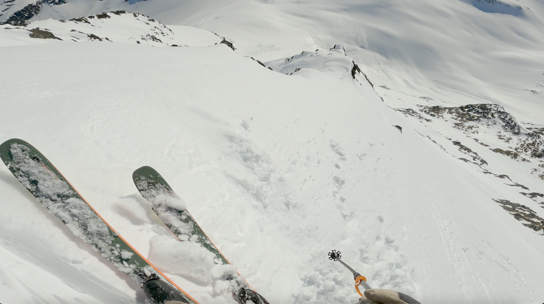 BRATT: Lite å utsette på gradienten på Storlidalen, men det gjelder å ha skredkunnskapene i orden. Foto: Markus Aase BRATT: Lite å utsette på gradienten på Storlidalen, men det gjelder å ha skredkunnskapene i orden. Foto: Markus Aase