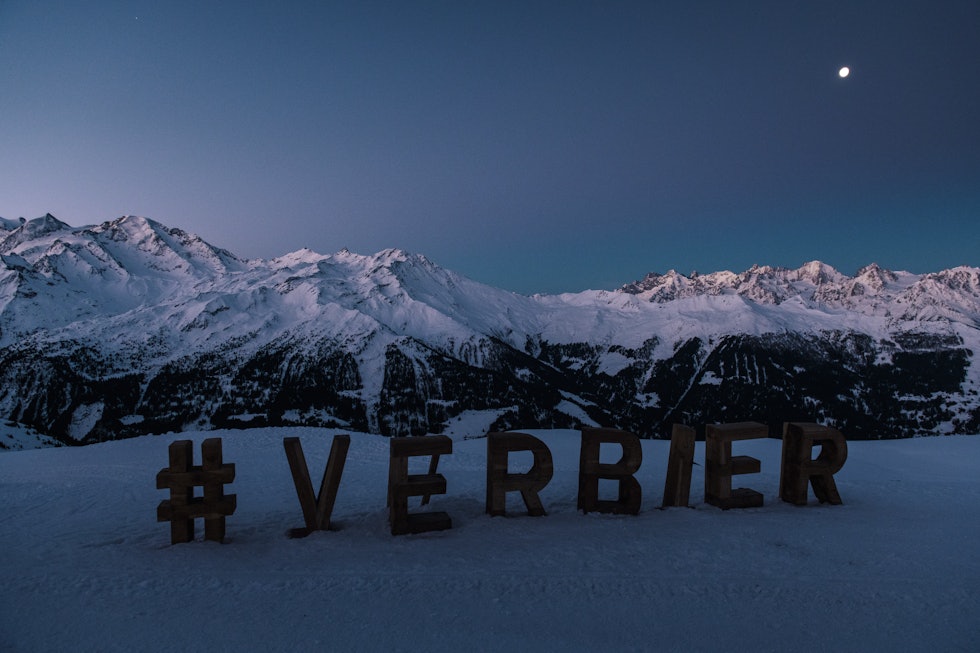 HOLLYWOOD, AVD. VERBIER: Verbiers mest fotograferte utsiktspunkt. Foto: FWT HOLLYWOOD, AVD. VERBIER: Verbiers mest fotograferte utsiktspunkt. Foto: FWT