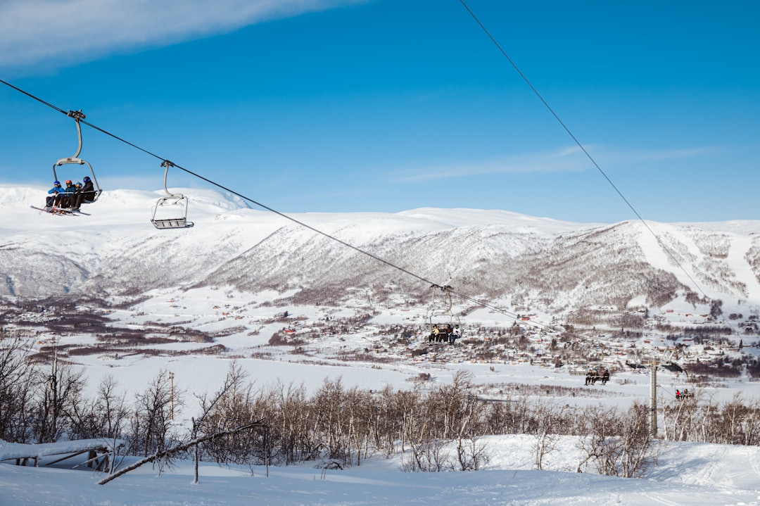 ÅPNER: Geilo åpner Vestliaheisen lørdag denne uken. Foto: Paul Lockhart / Mustach Media Geilo