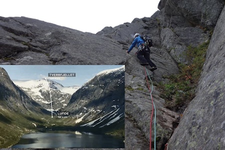 UPOPULÆR PLAN VED POPULÆR KLATRERUTE: Den planlagte gondolbanen i Kjøsnesfjorden i Jølster skal gå like ved klatreruta Silkebrisen. Foto: Sigbjørn Veslegard/ Jostedalsbreen AS UPOPULÆR PLAN VED POPULÆR KLATRERUTE: Den planlagte gondolbanen i Kjøsnesfjorden i Jølster skal gå like ved klatreruta Silkebrisen. Foto: Sigbjørn Veslegard/ Jostedalsbreen AS