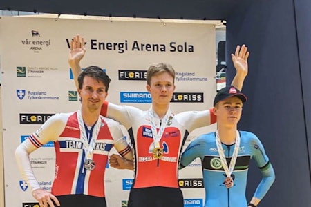 NORDISK MESTER: Sondre Aarsbog Weiseth tok tre gull under nordisk mesterskap på bane i starten av november. Foto: Privat