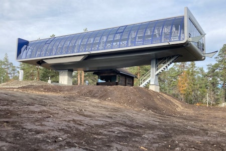 KONGSBERG: Etter 35 år med den gamle 4-seteren, kan skisenteret glede gjestene med en oppgradering. Foto: Henning Bjørset