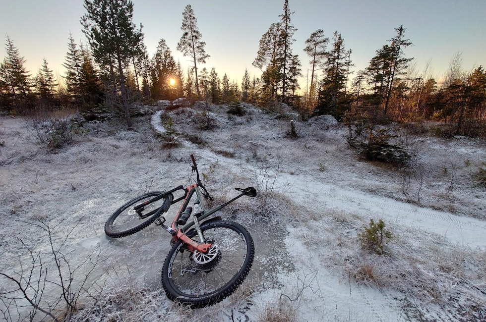 sykling barfrost trondheim