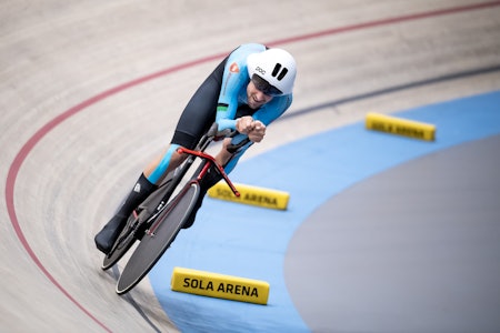 BANESATSING: Iver Johan Knotten skal satse på banesykling fremover. Karrieren startet bra på Sola Arena i desember, da han ble norgesmester. Foto: Kjetil Birkedal Pedersen / @sykkelfotografen BANESATSING: Iver Johan Knotten skal satse på banesykling fremover. Karrieren startet bra på Sola Arena i desember, da han ble norgesmester. Foto: Kjetil Birkedal Pedersen / @sykkelfotografen