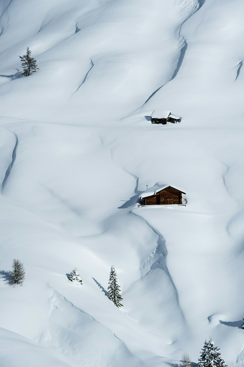 JOMFRUELIG: Terrenget består ofte av rullende åser og rygger som ender i katedraler av dolomittstein. Husk at firkjøring i heisnære områder er forbudt flere steder i området. Foto: Hans Kristian Krogh Hanssen. Hans_Kristian_Krogh_Hanssen-6712