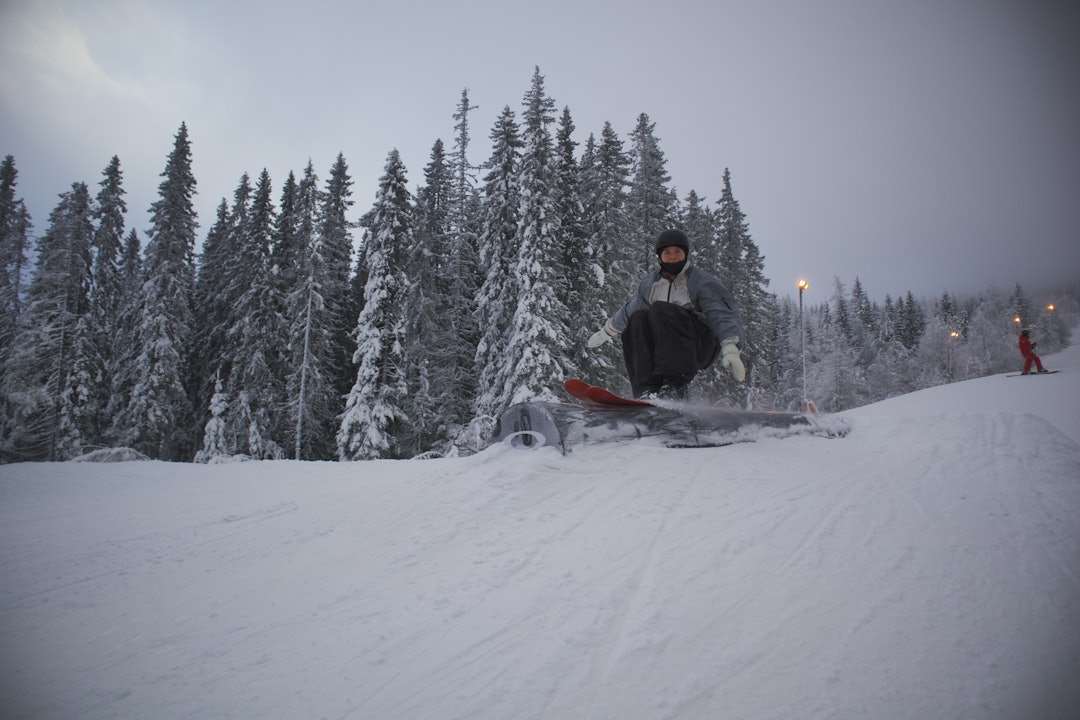 RAILS FOR ALLE: I blåparken i Trysil er det rails for alle nivåer. Foto: Fredrik Ouren Jostad RAILS FOR ALLE: I blåparken i Trysil er det rails for alle nivåer. Foto: Fredrik Ouren Jostad
