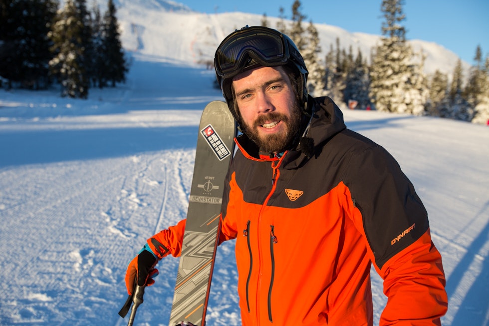 CAND SKI: Eirik Finseth har en lang karriere bak seg med portkjøring på høyt nivå. Han var en av Aksel Lund Svindals argeste konkurrenter, men gikk lei av fartsdresslivet og omskolerte seg til frikjører. Foto: Christian Nerdrum CAND SKI: Eirik Finseth har en lang karriere bak seg med portkjøring på høyt nivå. Han var en av Aksel Lund Svindals argeste konkurrenter, men gikk lei av fartsdresslivet og omskolerte seg til frikjører. Foto: Christian Nerdrum