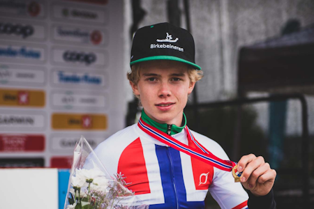 I MEDALJEKAMPEN: Jørgen Nordhagen kjempet om medaljene på juniorherrenes fellesstart natt til fredag. Foto: Henrik Alpers I MEDALJEKAMPEN: Jørgen Nordhagen kjempet om medaljene på juniorherrenes fellesstart natt til fredag. Foto: Henrik Alpers