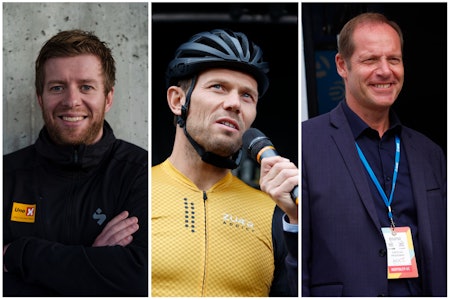 HEMMELIG MØTE: Uno-X-sjef Jens Haugland, Thor Hushovd og Tour de France-sjef Christian Prudhomme møttes i Paris før jul. Foto: Wordup Projects / Cor Vos HEMMELIG MØTE: Uno-X-sjef Jens Haugland, Thor Hushovd og Tour de France-sjef Christian Prudhomme møttes i Paris før jul. Foto: Wordup Projects / Cor Vos