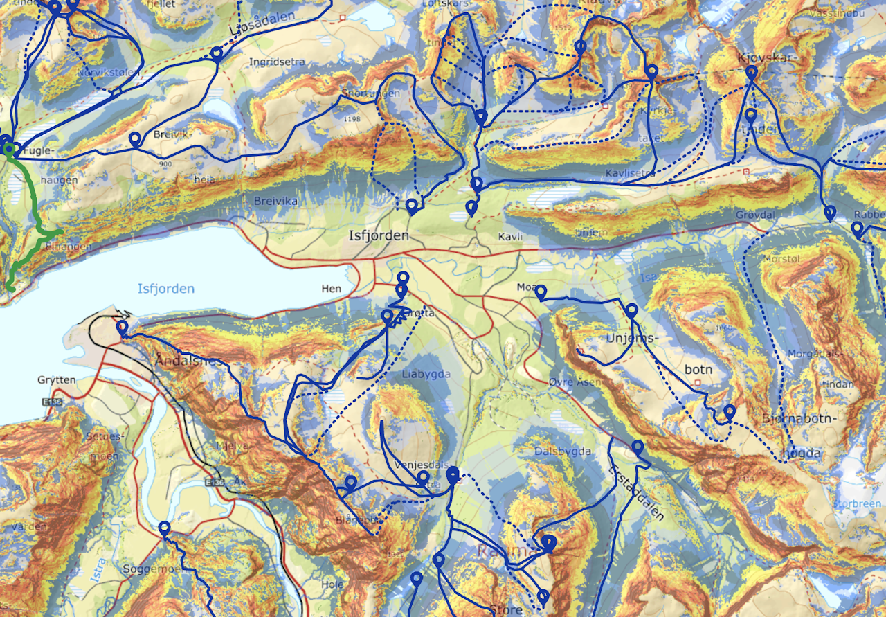 MOANEBBA: Skredet skal ha gått på fjellet Moanebba i Isfjorden. MOANEBBA: Skredet skal ha gått på fjellet Moanebba i Isfjorden.