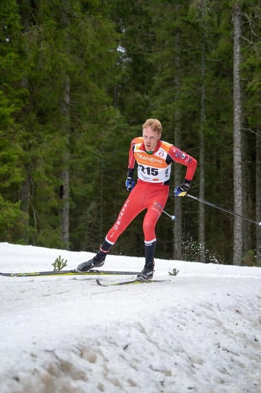 MULTISPORTER; Erik Johansson var også en svært habil langrennsløper. Foto: Traneby IF Skidklubb