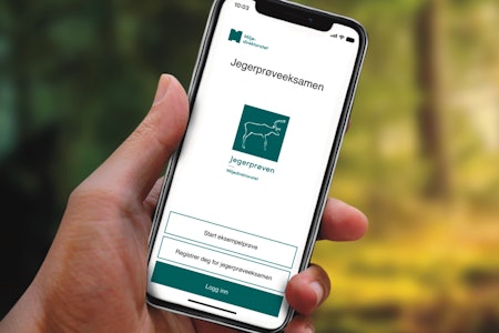 Ny app: Eksamen tas nå i appen jegerprøveeksamen. (Ill.foto: Miljødirektoratet) Ny app: Eksamen tas nå i appen jegerprøveeksamen. (Ill.foto: Miljødirektoratet)