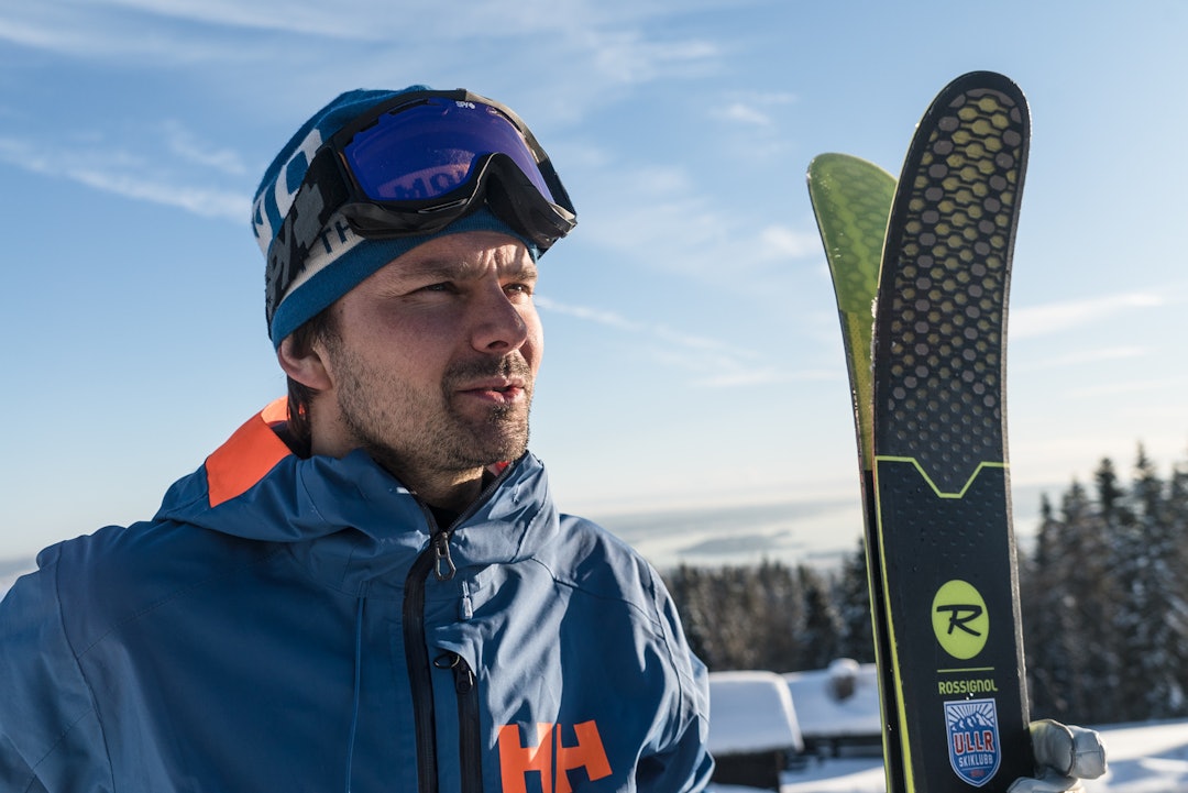 SKIPROFIL: Fredrik Luytkis er en kjent figur i frikjøringsmiljøet med bakgrunn fra Pro Tour i alpint i USA, deltakelse i X Games i skicross og freeride world tour. Foto: Christian Nerdrum