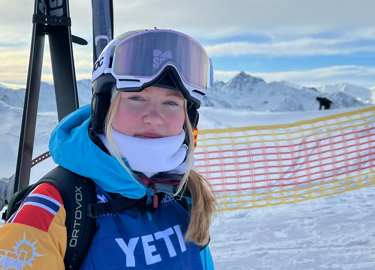 BEST AV DE NORSKE: Ida Feen ble nummer seks i Junior-VM i frikjøring tirsdag. Nest beste norske ble Emma Opsann på plassen bak. Foto: Lars Bjørum