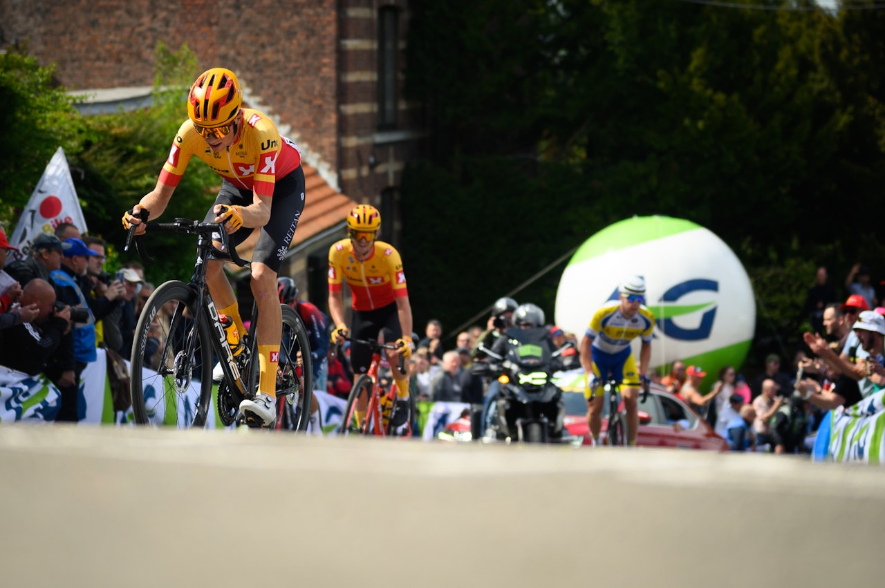 MUR DE HUY: Uno-X-rytterne fikk bryne seg på den brutale bakken i Huy i fjor, og skal tilbake til Flèche Wallonne i år også. Foto: Anouk Flesch MUR DE HUY: Uno-X-rytterne fikk bryne seg på den brutale bakken i Huy i fjor, og skal tilbake til Flèche Wallonne i år også. Foto: Anouk Flesch
